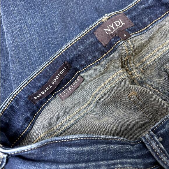 NYDJ Barbara Bootcut Lift Tuck Bootcut Western Festival Jeans Size 4 / 28x30 - Picture 5 of 6